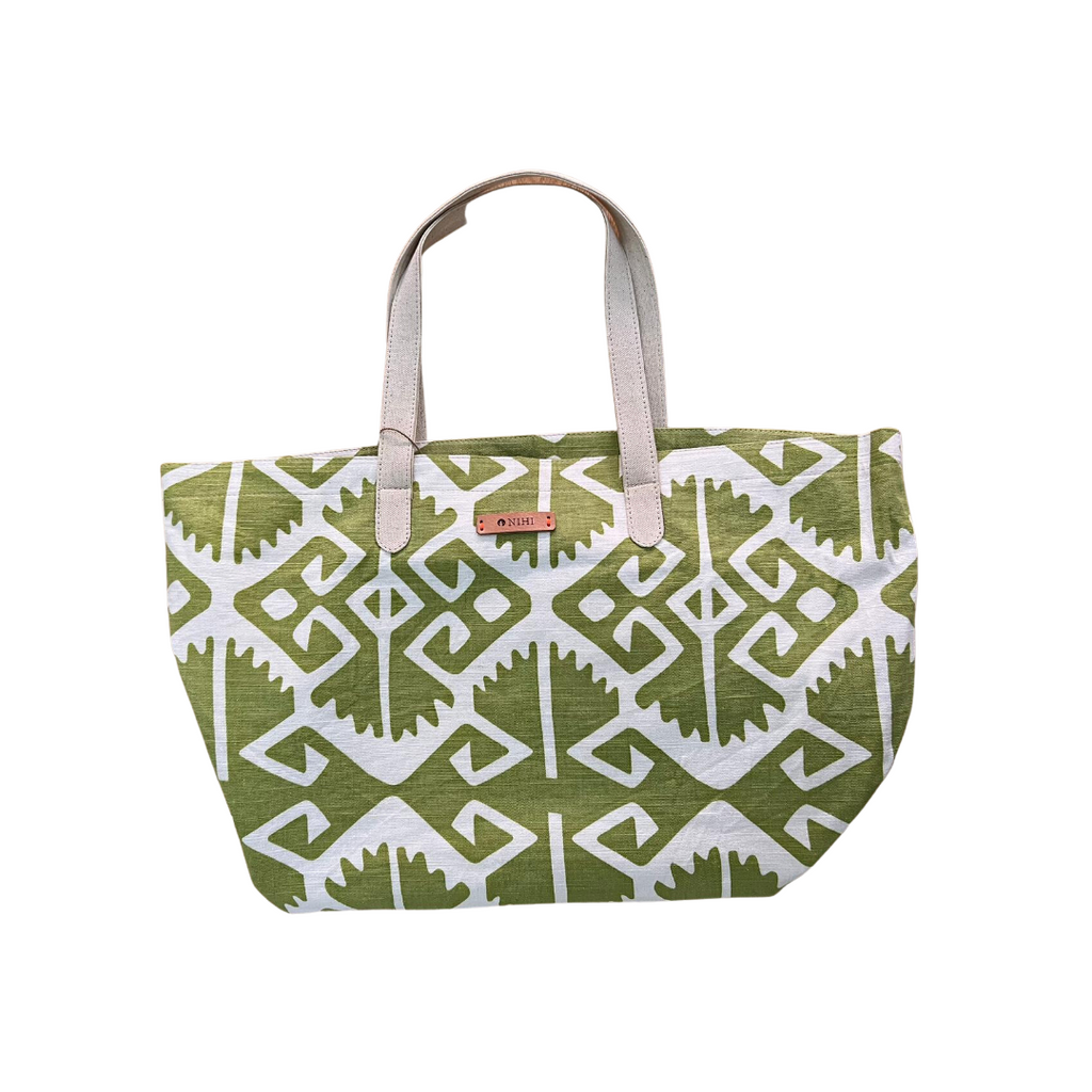 Edge of Wildness Tote - Green Abstract