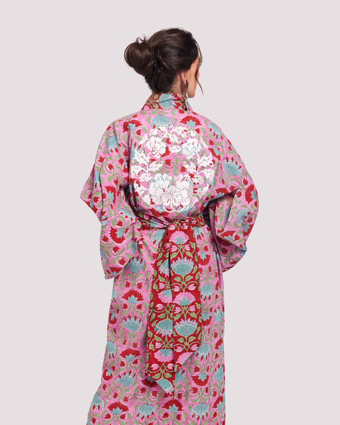 Pink Jeoli Kimono
