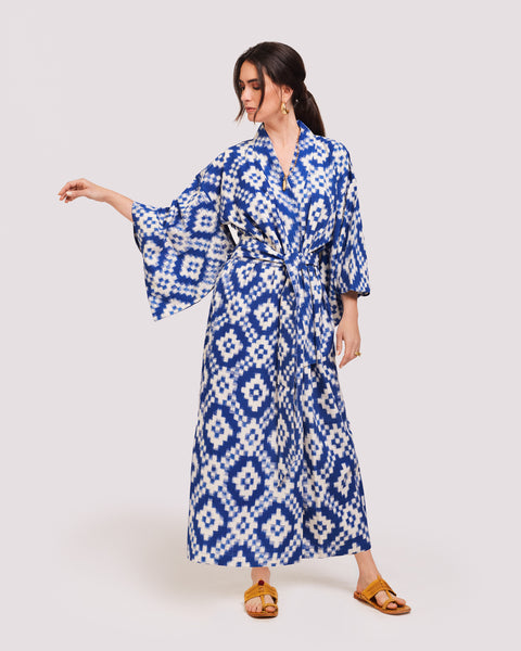 Mombasa Blue Kimono