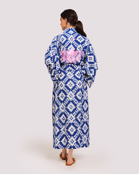 Mombasa Blue Kimono