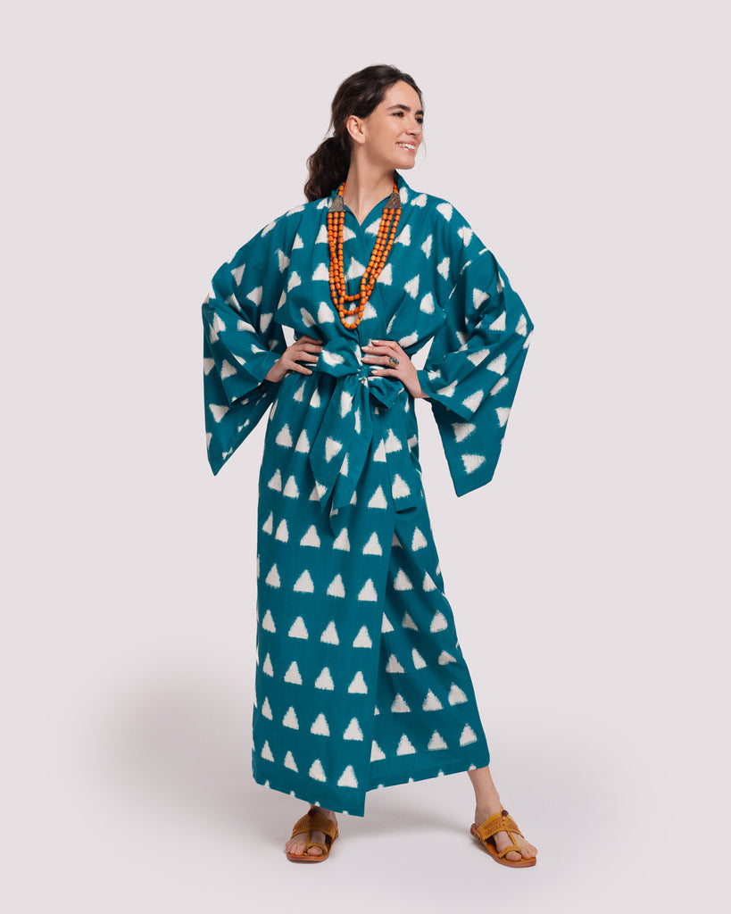 Teal Savannah Kimono