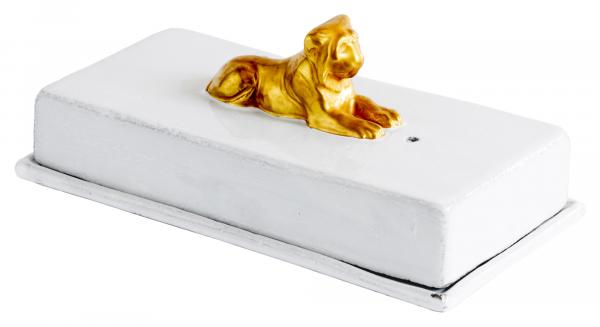 ASTIER DE VILLATTE <br/> Gold Lion Incense Box <br/>